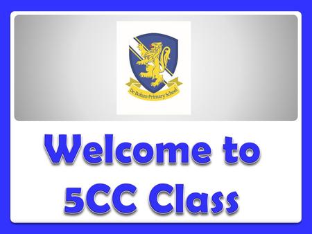 Welcome to 5CC Class.