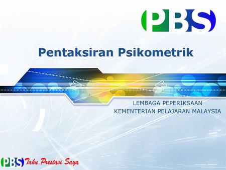 Pentaksiran Psikometrik