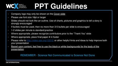 REMEMBER - Science Not Communicated is Science Not Done