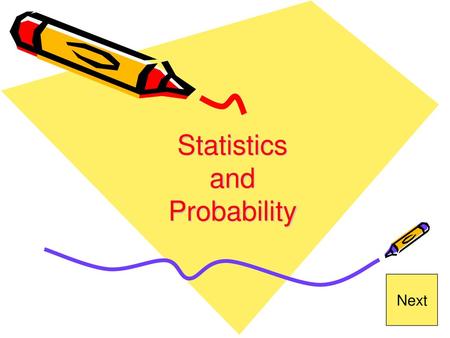 Statistics and Probability