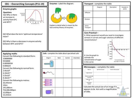 CB1 – Overarching Concepts (P11-19)