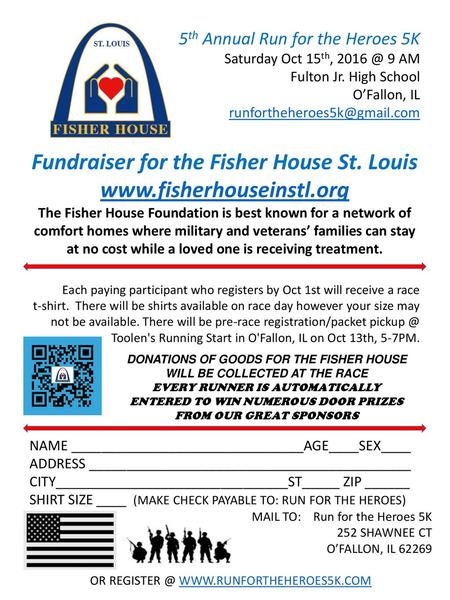 Fundraiser for the Fisher House St. Louis