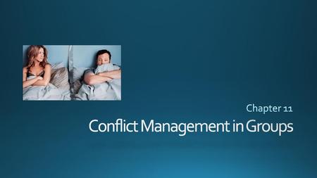 Conflict Management in Groups