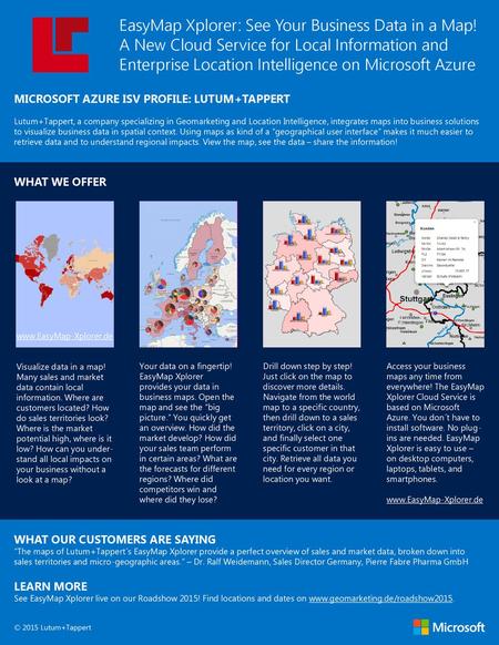 EasyMap Xplorer: See Your Business Data in a Map!