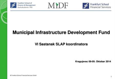 Municipal Infrastructure Development Fund