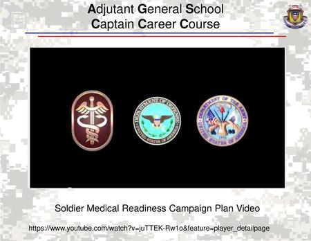 Adjutant General School