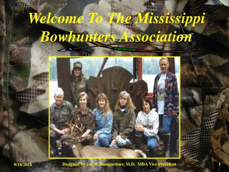 Welcome To The Mississippi Bowhunters Association