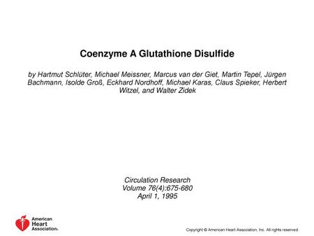 Coenzyme A Glutathione Disulfide