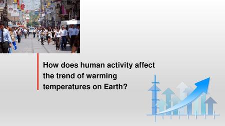 Do Now What did we figure out last time about the trend of Earth’s temperature in the past? What are we now wondering about? 1. (5 min) Hand out Student.