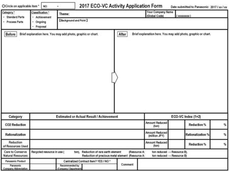 2017 ECO-VC Activity Application Form