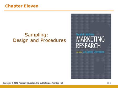 Sampling: Design and Procedures