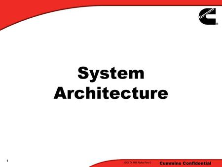 System Architecture.