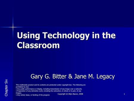 Using Technology in the Classroom