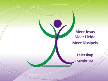 Meer Jesus Meer Liefde Meer Dissipels Leierskap Strukture