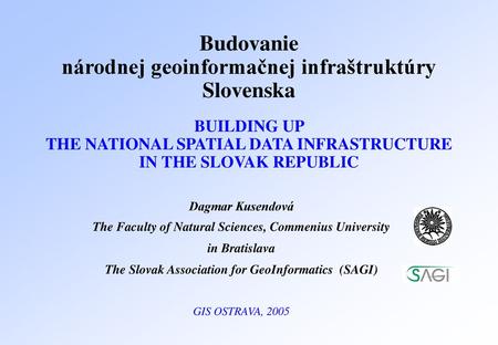 GIS v HG - odborný seminár katedry