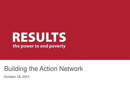 Building the Action Network