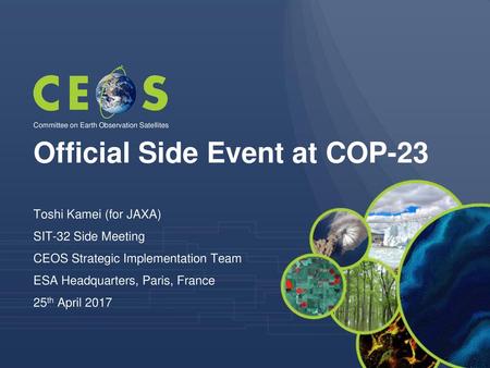 Official Side Event at COP-23