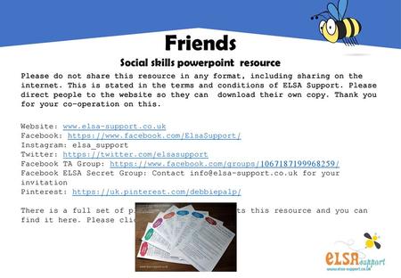 Social skills powerpoint resource