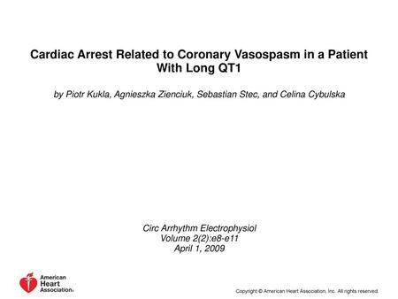 Circ Arrhythm Electrophysiol