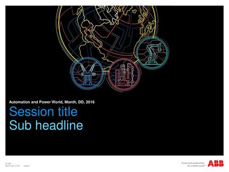 Session title Sub headline