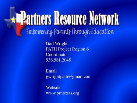 PATH Project Region 6 Coordinator