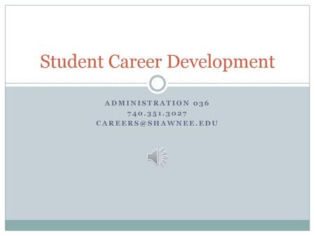 Student Career Development