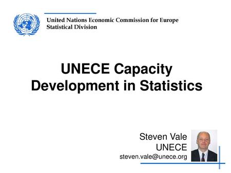 UNECE Capacity Development in Statistics