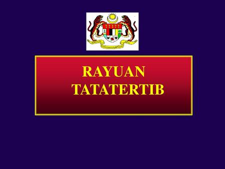 RAYUAN TATATERTIB.