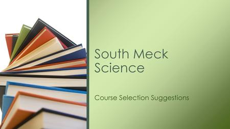 Course Selection Suggestions