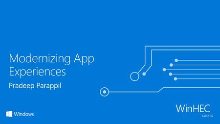 Modernizing App Experiences