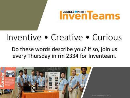 Inventive • Creative • Curious