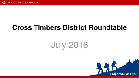 Cross Timbers District Roundtable