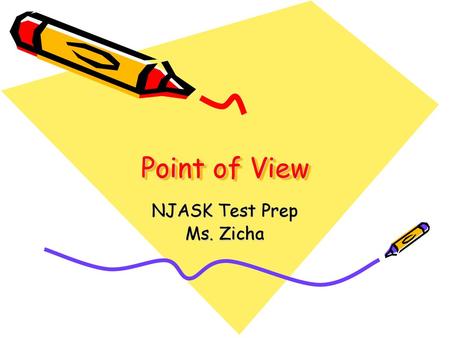 NJASK Test Prep Ms. Zicha