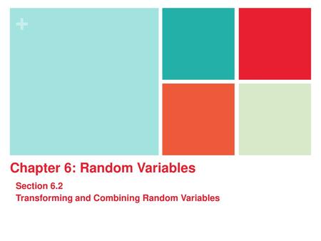 Chapter 6: Random Variables