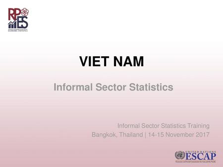 Informal Sector Statistics