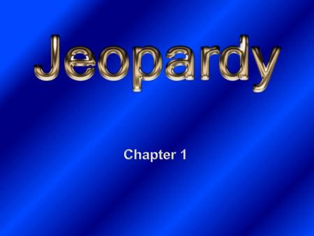 Chapter 1 Created by Educational Technology Network. www.edtechnetwork.com 2009.