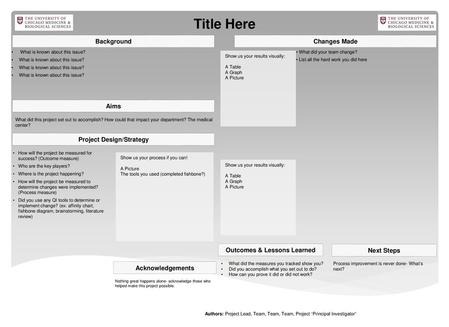 Project Design/Strategy Outcomes & Lessons Learned