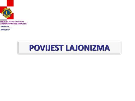 POVIJEST LAJONIZMA Welcome to our seminar. (Personal introduction)