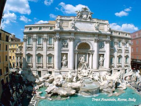 Trevi Fountain, Rome, Italy