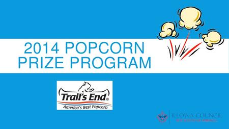 2014 Popcorn Prize Program.