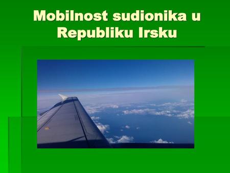 Mobilnost sudionika u Republiku Irsku