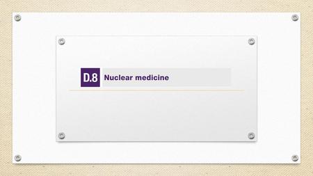 Nuclear Chemistry Nuclear chemistry is the study of the properties and reactions of atomic nuclei. Radioactivity- the spontaneous emission of radiation.