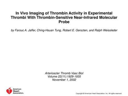 Arterioscler Thromb Vasc Biol