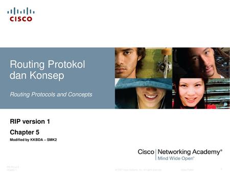 Routing Protokol dan Konsep Routing Protocols and Concepts