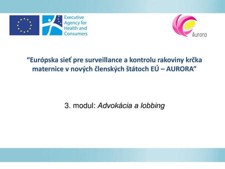 3. modul: Advokácia a lobbing