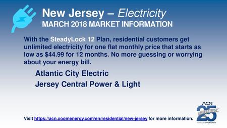 New Jersey – Electricity