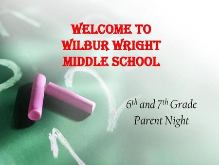 Welcome to Wilbur Wright Middle School