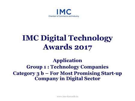 IMC Digital Technology Awards 2017