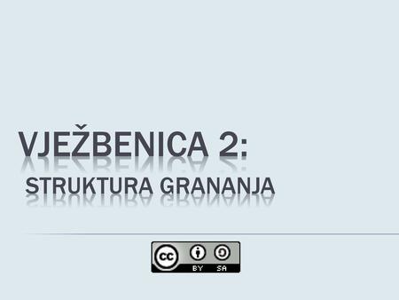 Vježbenica 2: struktura grananja