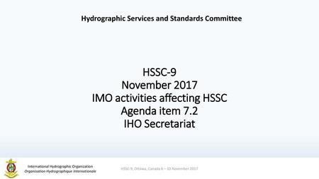 Hydrographic Services and Standards Committee